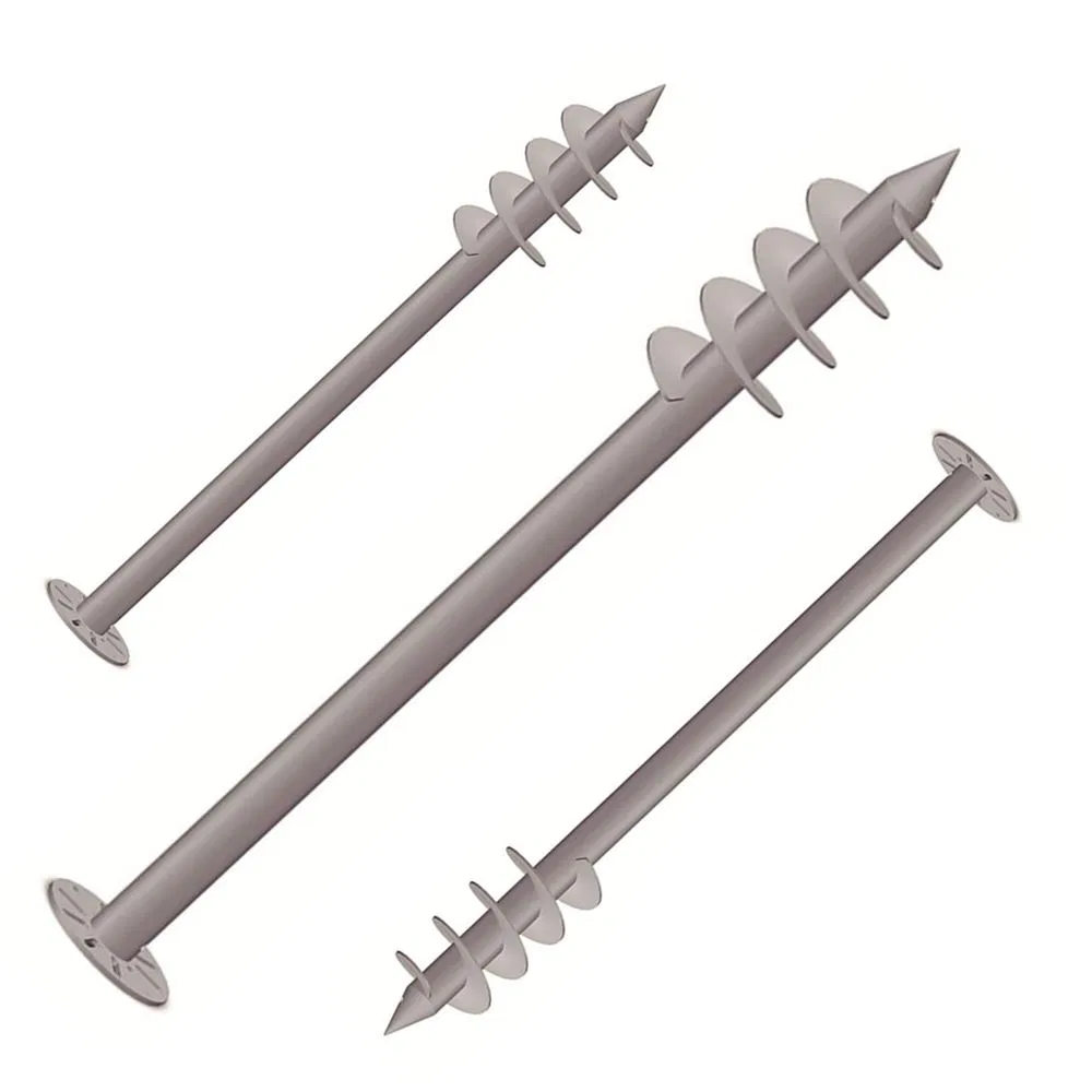 HDG Zi Al Magnesium Helix Earth Anchor for Solar Power System