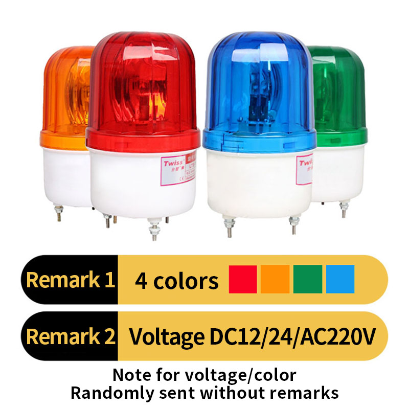 Siren Buzzer 12V/24V/220VAC Explosion Proof Audio-Visual Alarm Siren Light Revolving LED Warning Light
