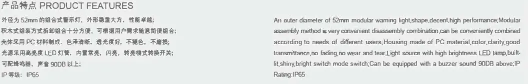 Specifications Banner