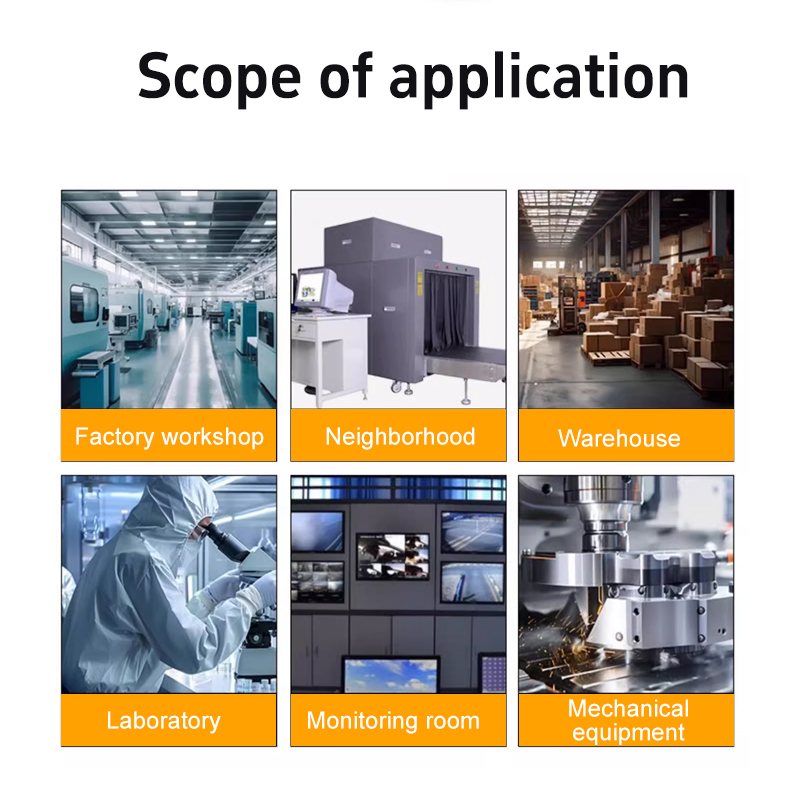 Industrial Sound and Light Alarm Magnetic Suction