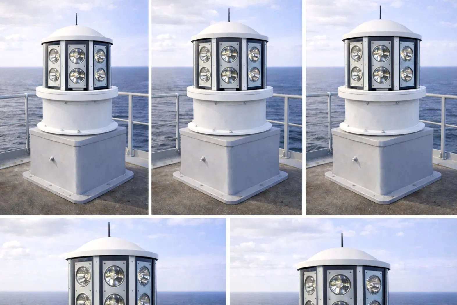 Marine Beacon Light 25 Nautical Miles for Navigation Aid Lighthouse Offshore Platform and Maritime Safety Applications