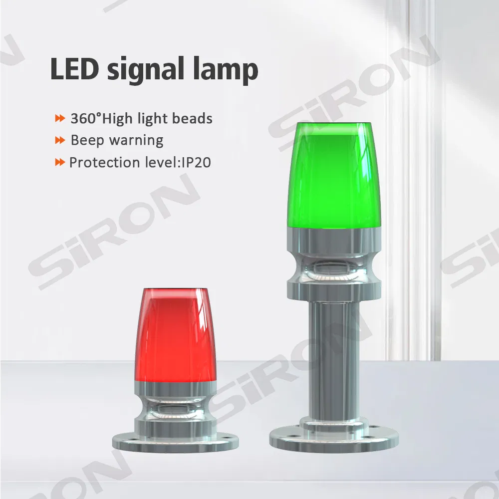 Siron D035 Aluminum Alloy Explosion Proof Alarm Warning Light with Buzzer IP20