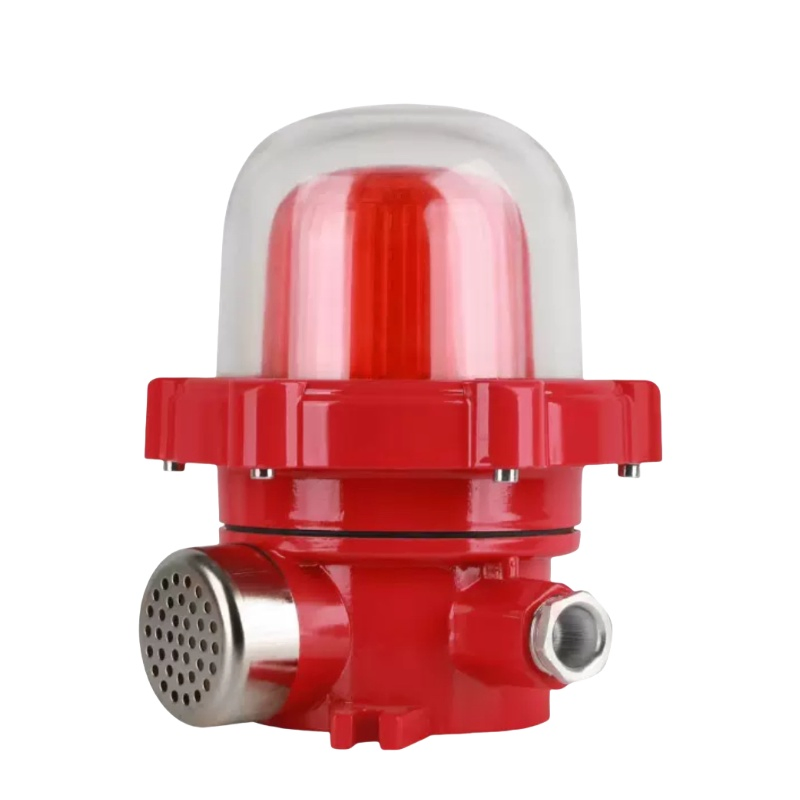 Industrial Amber Explosion-Proof Siren Emergency Sound Warning Light Red LED Flashing Strobe Alarm System