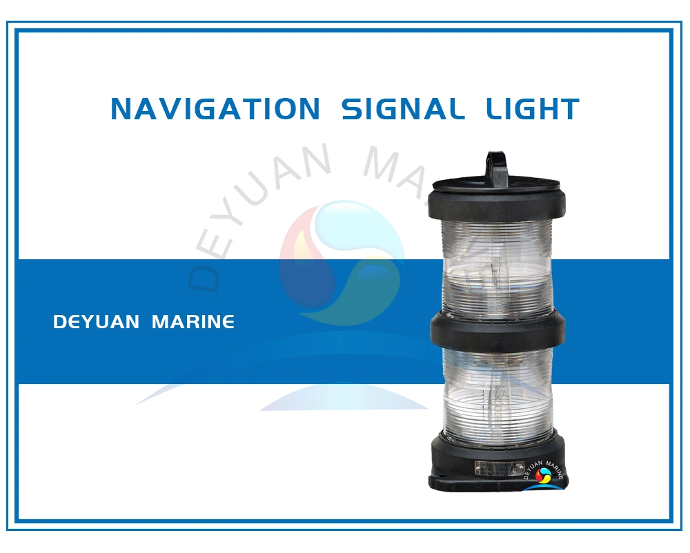 Chx6-101p Marine Plastic Double Deck Navigation Signal All Round Light