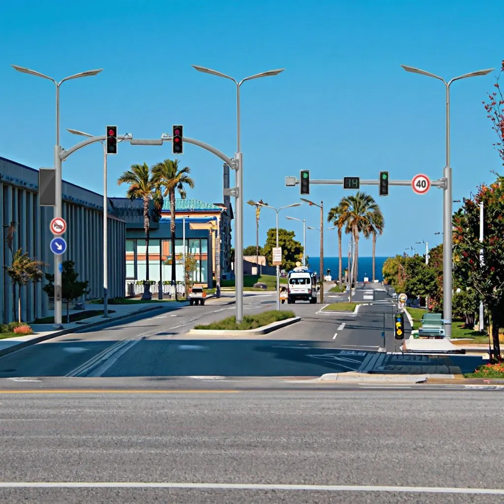 Intellicam LED Street Lighting System with Advanced Camera Technology