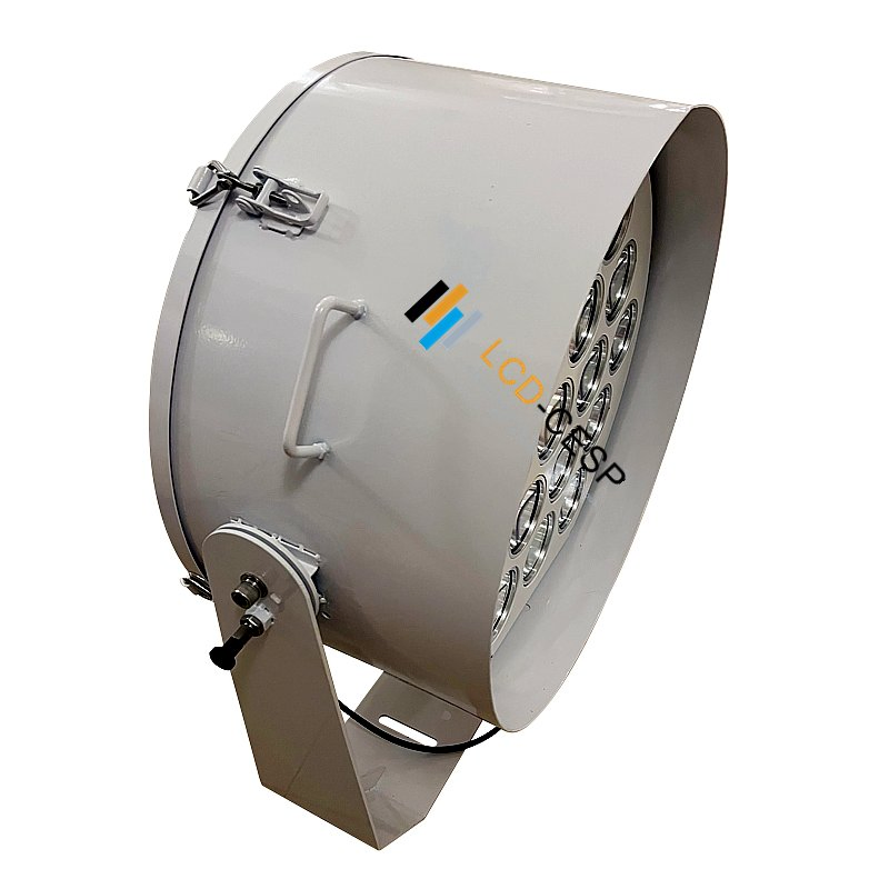 Stainless Steel 80W-100W-150W-250W-350W LED Spotlight 24VDC, 2deg, 5km 6km Marine Navigation Offshore Platform Light Long-Range Suez Canal Searchlight