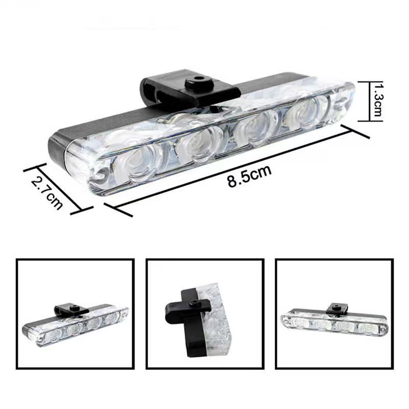 LED Strobe Lights Emergency Flashing Warning Beacon White Amber