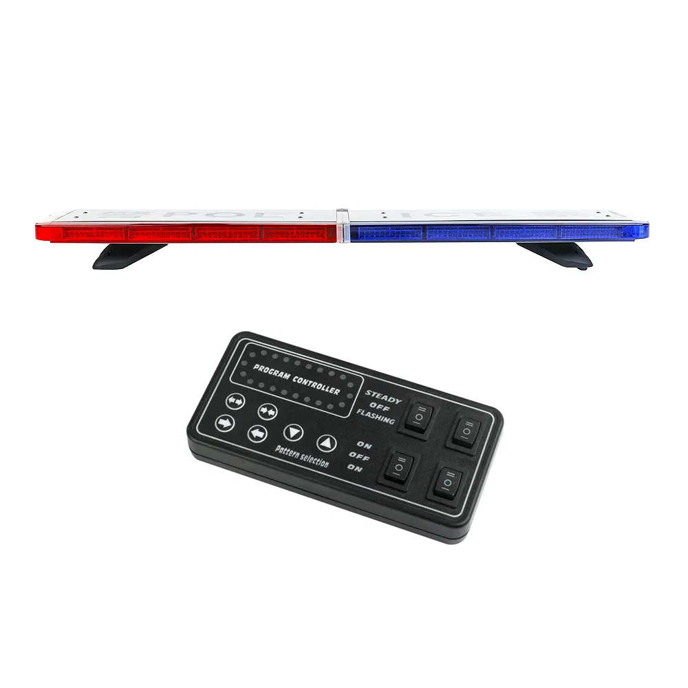 1W Big Power LED Roof Flashing Red Blue Warning Lightbars Light Bars 815-Lx-Al