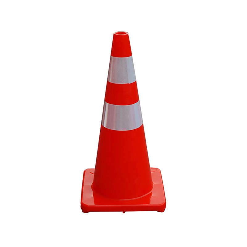 Traffic Safety Light Marking PE Plastic Roadside Road Cone for Sale
