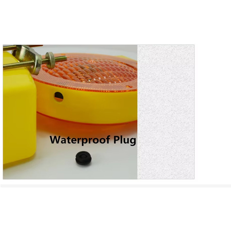 Road Barricade Flashing Light Warning Amber LED Solar Warning Lights