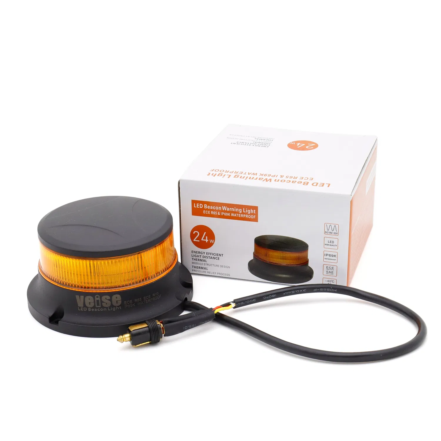 IP69K Waterproof Industrial Beacon Security Alarm Light LED Warning Lamp