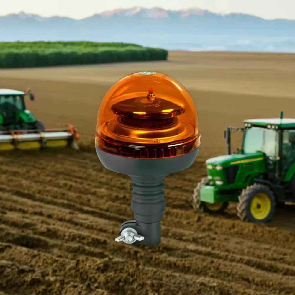Rotating Flashing Lamp Heavy Duty Tractor Excavator Truck Emergency Beacon Light