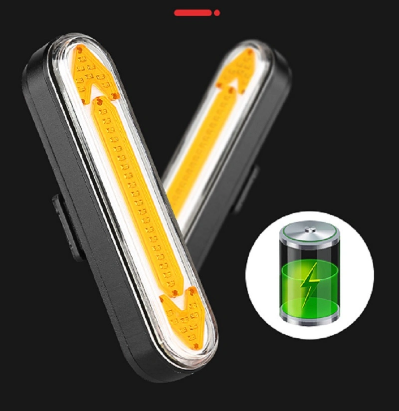 Wireless Bicycle Turn Signal Light with Remote Control USB Rechargeable Esg16730