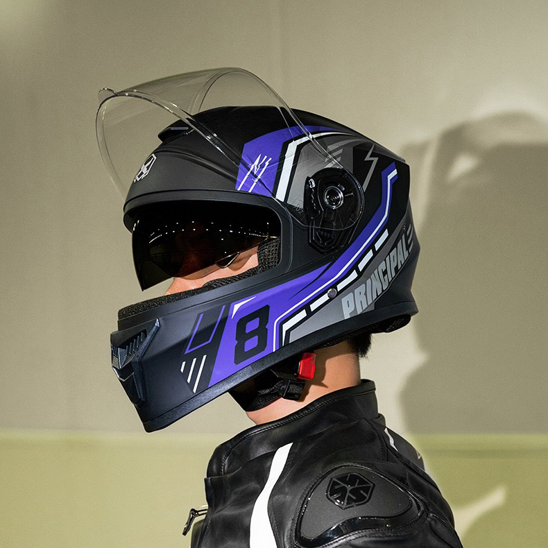Certified Safety Helmet, Motorcycle Helmet, Secure Face Shield.