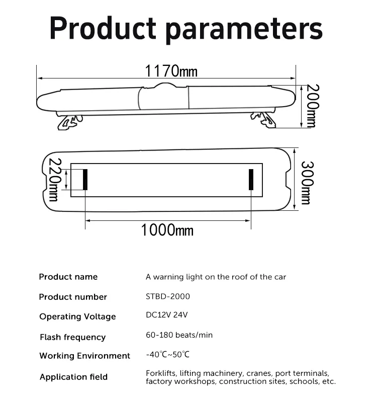 LED Flashing Warning Light