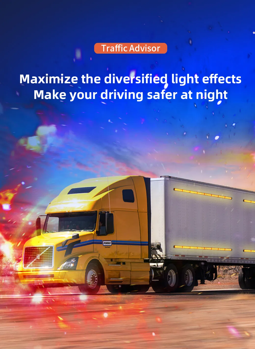 Warning Car LED Traffic Advisor Light Bar