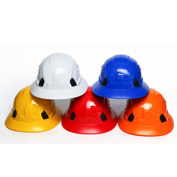 HDPE Enhanced Transport Work Safety Helmet Hard Hat with Face Shield Visor and Earmuffs Optimal Protection Helmet