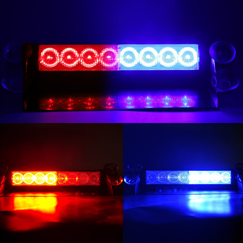 12V/24V Truck Vehicle LED Strobe Light Strip New Condition Emergency Signal Flashing Car Side Marker Warning Light