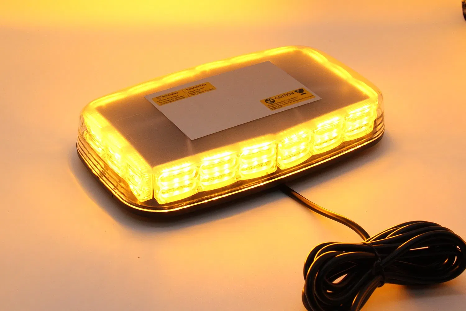 LED Emergency Beacon Signal Traffic Safety Lights Rotating Strobe 10-30V Warning Magnetic Mount Car Roof for Cars Truck Tractor