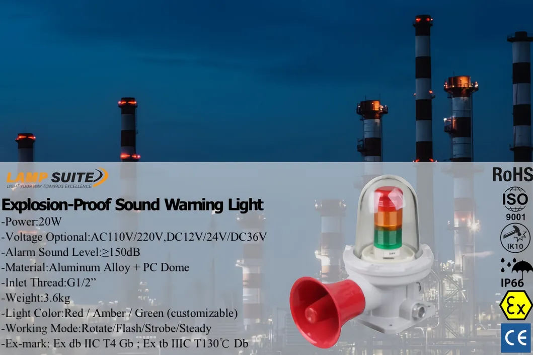 Explosion Proof Sound Warning Light