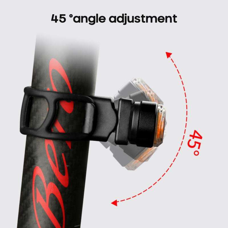 Remote Control Taillight USB Rechargeable Turn Signal Warning Rear Bike Tail Light