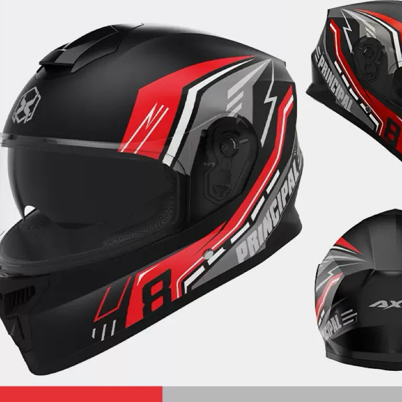 Certified Safety Helmet, Motorcycle Helmet, Secure Face Shield.