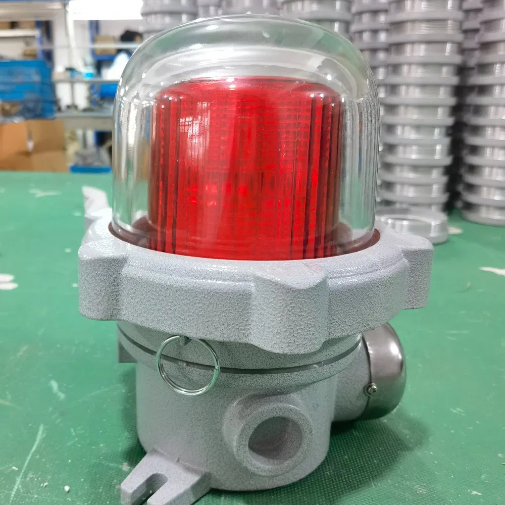 Professional Explosion Proof Flashing Audible and Visual Alarm Warning Light