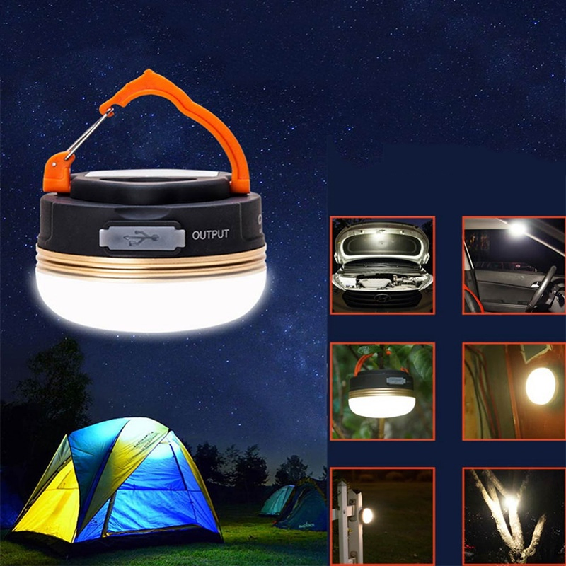 2024 Factory Price LED Tent USB Rechargeable Camping Handheld Signal Light