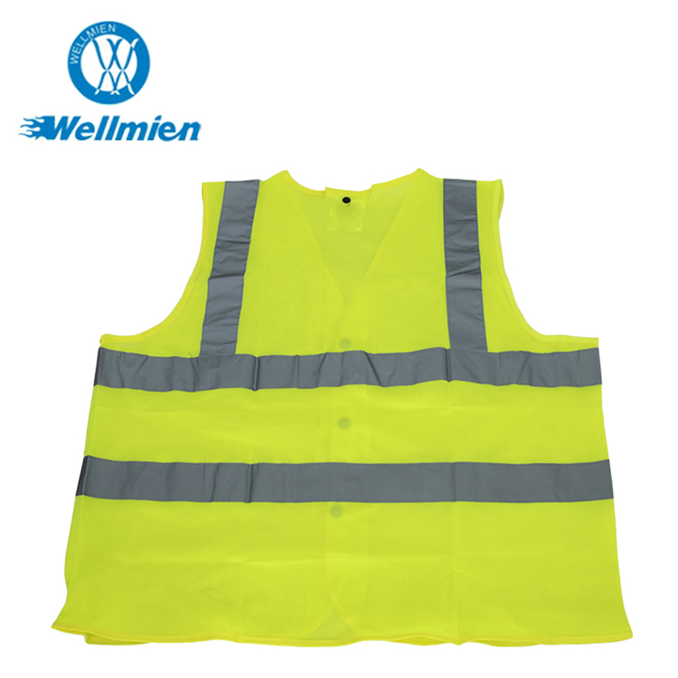 Safety Vests High Visibility Orange Clothing Outdoor Night Running Protective Construction Workwear Hi Vis Reflective Safety Vest
