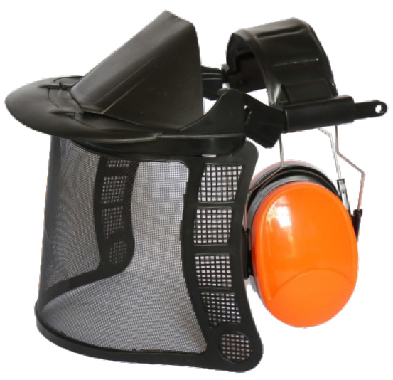 Safety Face Shields Helmet with Shield and Earmuffs Hard Hat Safety Gear Equipment Welding Helmet Auto Darkening True Color