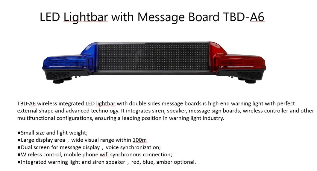 LED Message Sign Lightbar