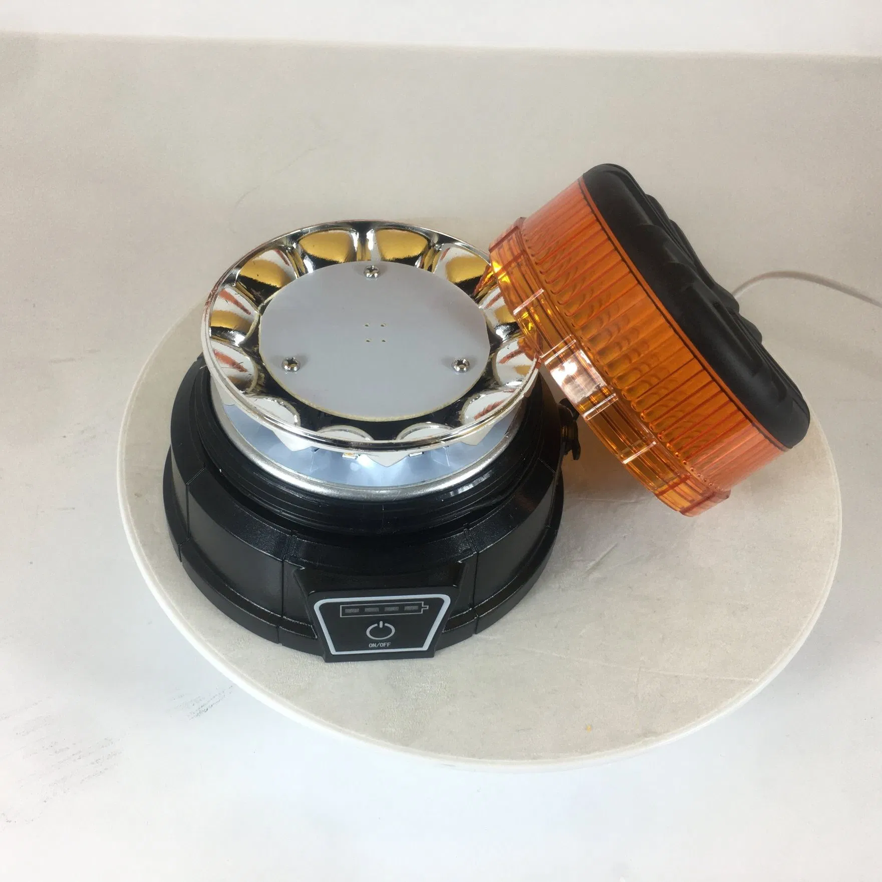 Offroad Warning Strobe Wireless Rechargeable 36W LED Beacon Light with APP Remote Control