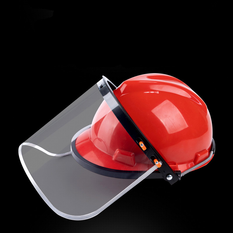Heat Resistance Helmet Worker Protection Face Shield Safety Hat