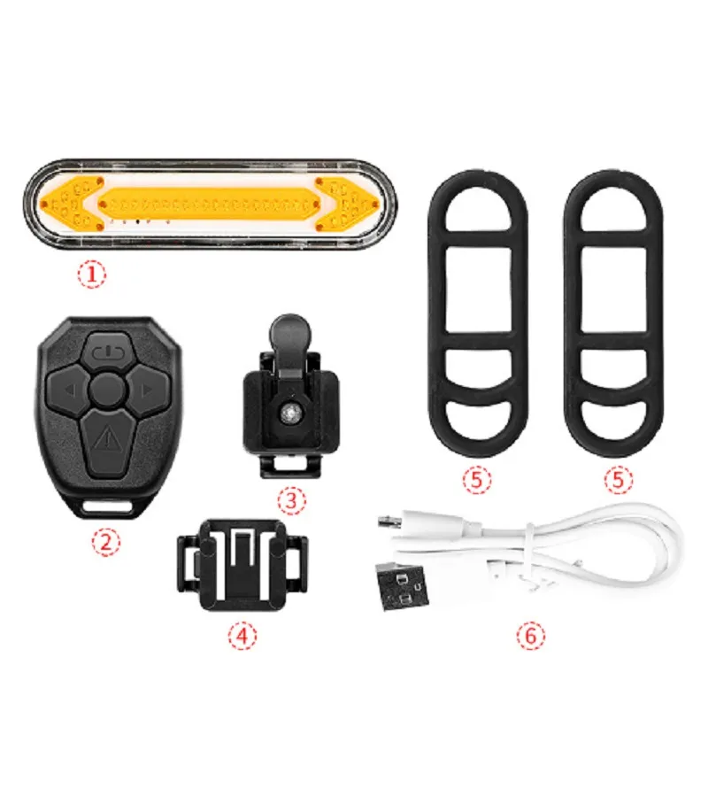 Bicycle light view 1