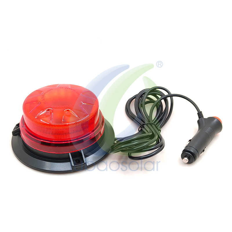 Heavy Duty Magnetic Screw Mount LED Flashing Truck Forklift Rotating Warning Light