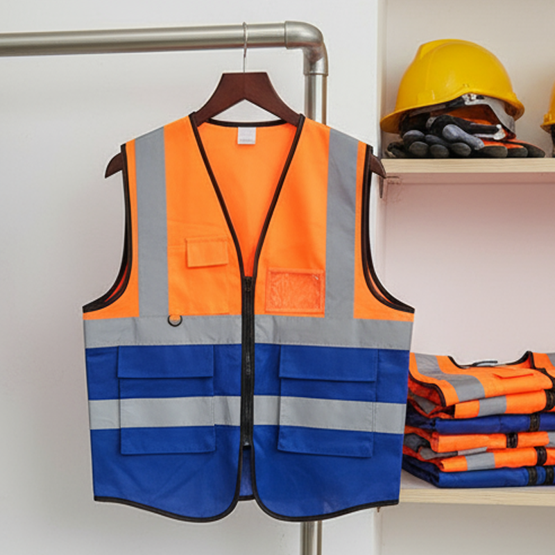 Sheng Chi Reflective Safety Vest with Mesh Fabric for Night Cycling