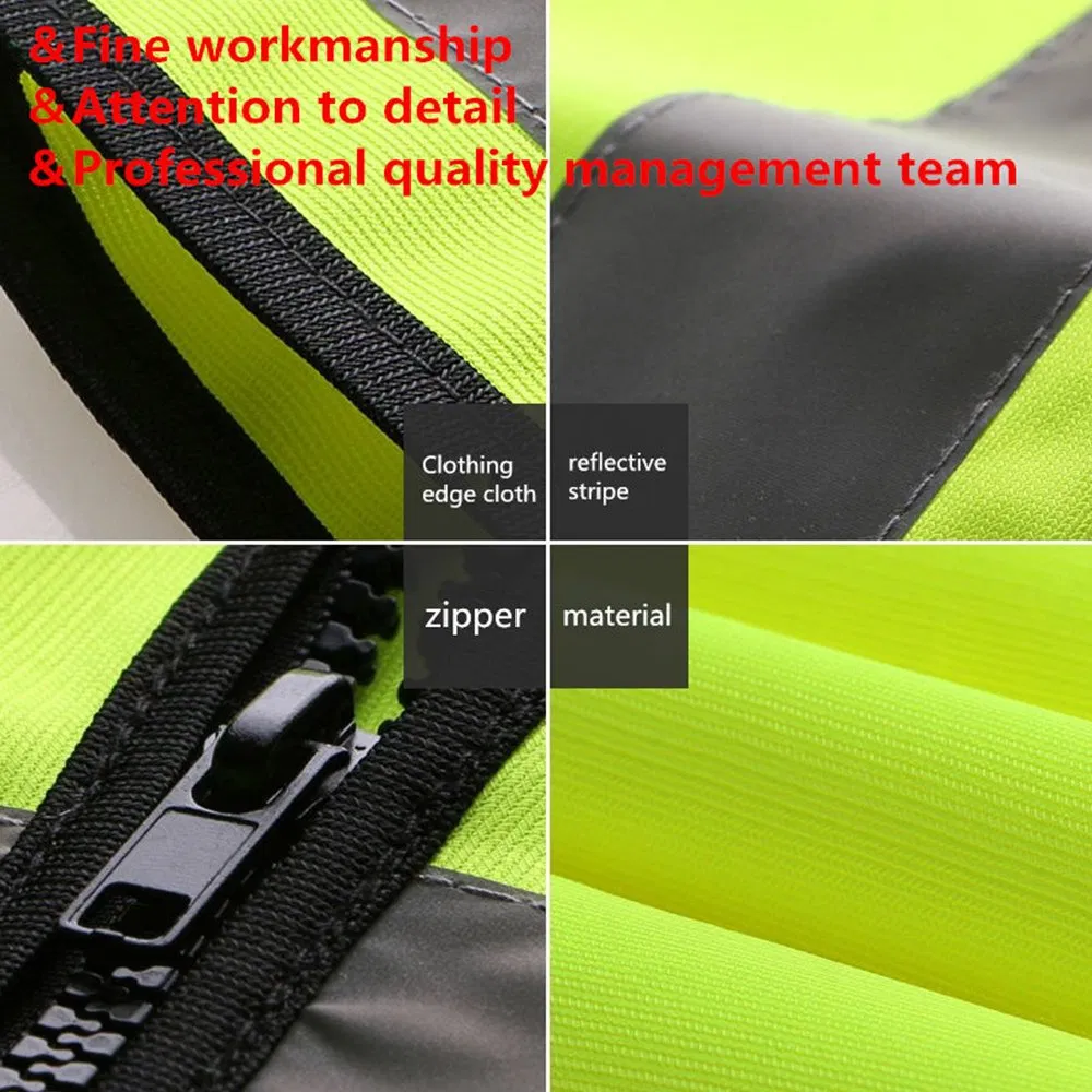 Factory Price Multi Pocket Road Reflective Work Vest Safety Vest