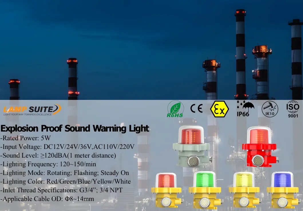 Explosion Proof Sound Warning Light