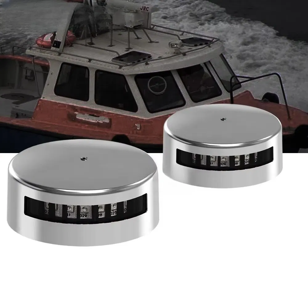 12V 24V DC LED White Red Green Color Marine Signal Lamp Boat Navigation Light