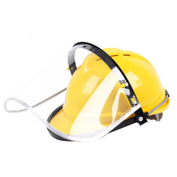 PPE Plus Safety Helmet Construction New Design with Detachable Face Shield