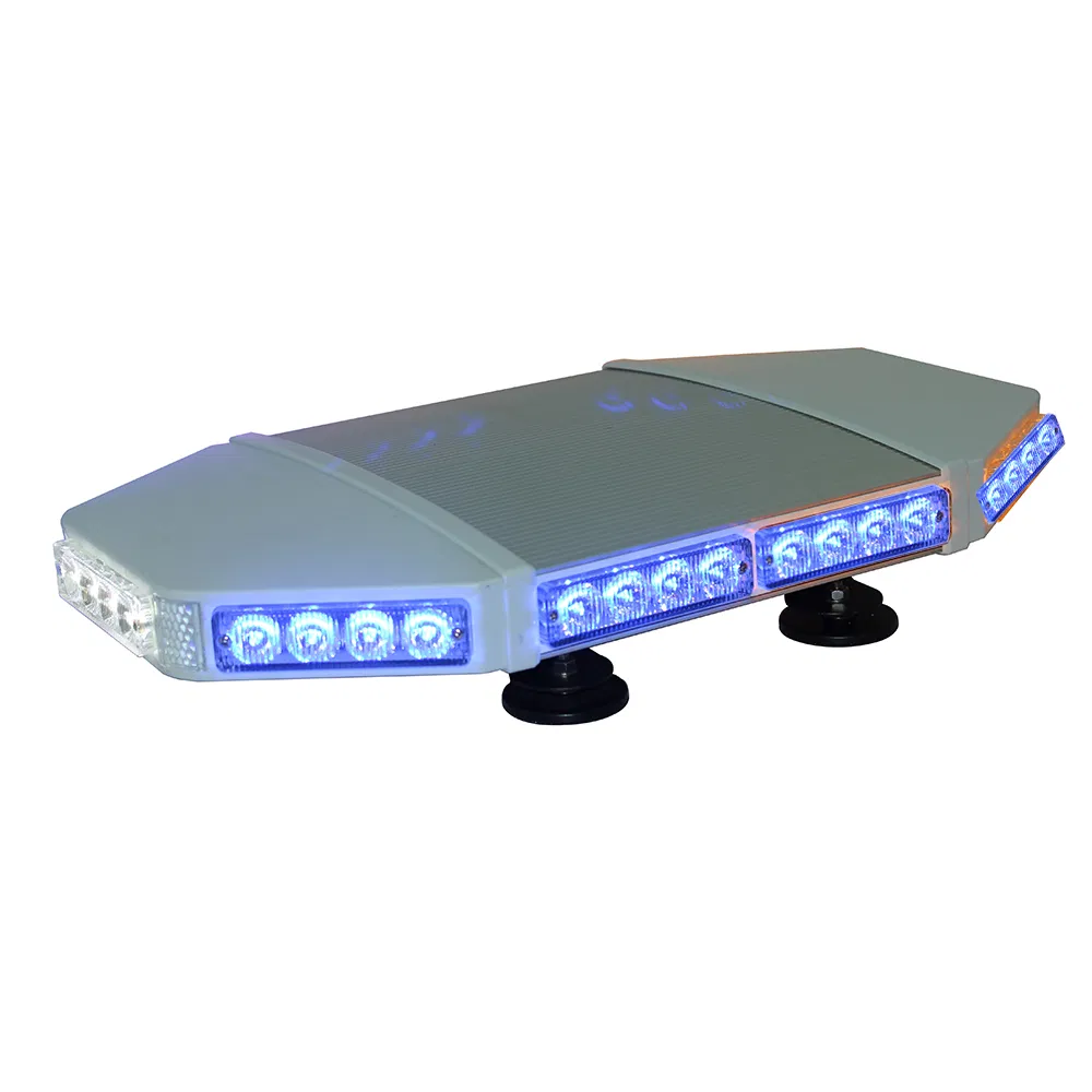 Full Amber LED Beacon Warning Flashing Lights Magnetic Mounts 505-2LC