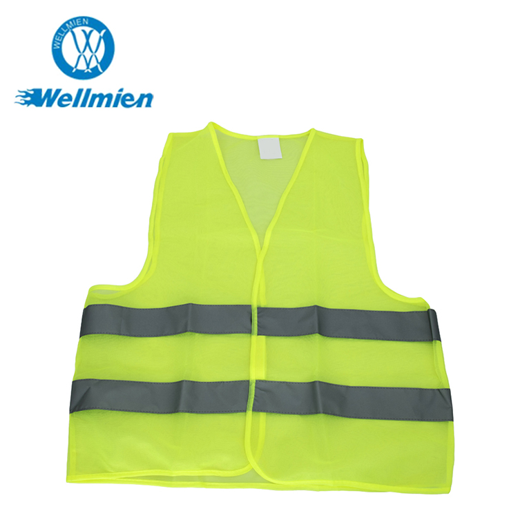 Safety Vests High Visibility Orange Clothing Outdoor Night Running Protective Construction Workwear Hi Vis Reflective Safety Vest