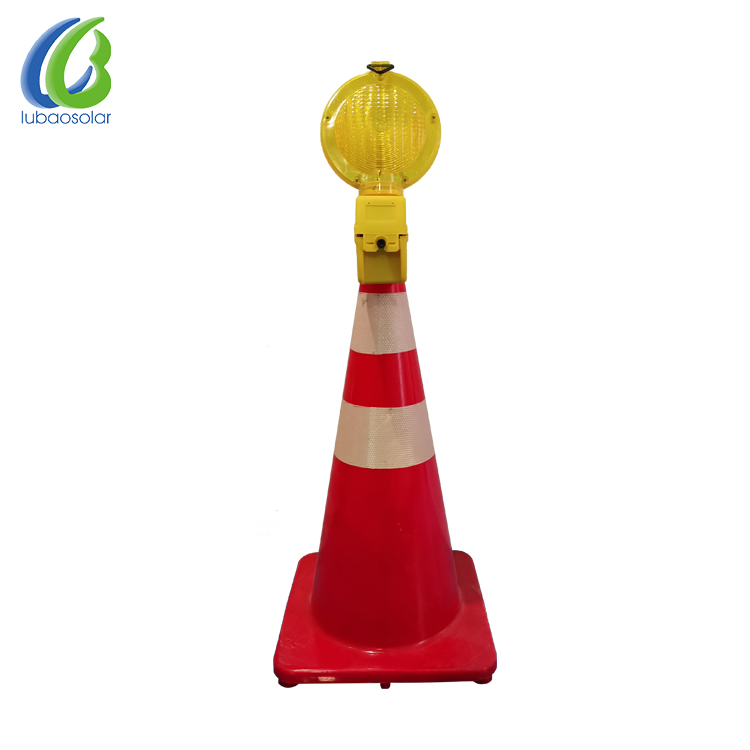 Portable and Movable Construction Site Security LED Caution Lamp Flashing Warning Light