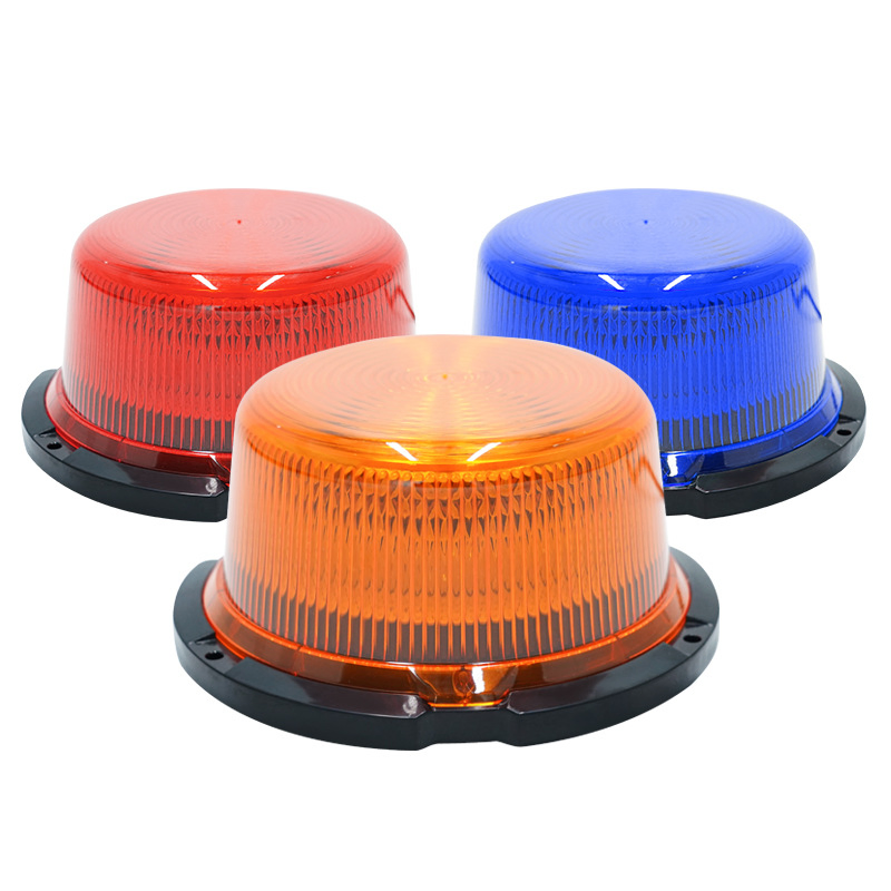12-24V LED Super Bright LED Traffic Light LED Rotating Warning Light Strobe Beacon Light with Magnetic Mount for Tractor Truck