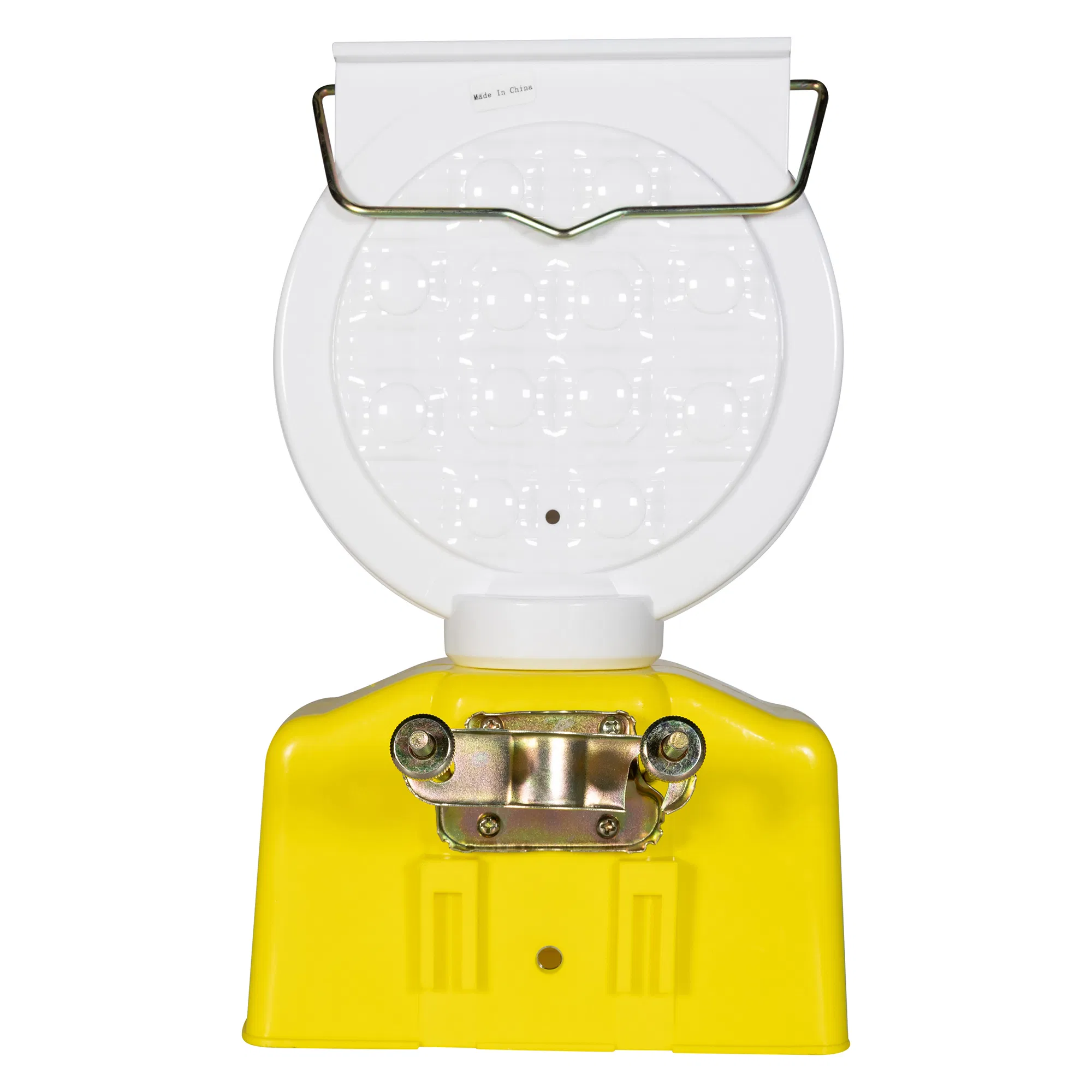 Road Barricade Blinking Flashing Beacon Traffic Sign Light Warning Safety Amber LED Solar Warning Light