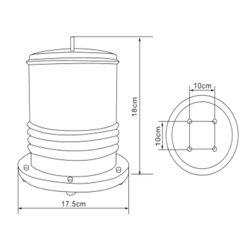 Solar Warning Light View 5