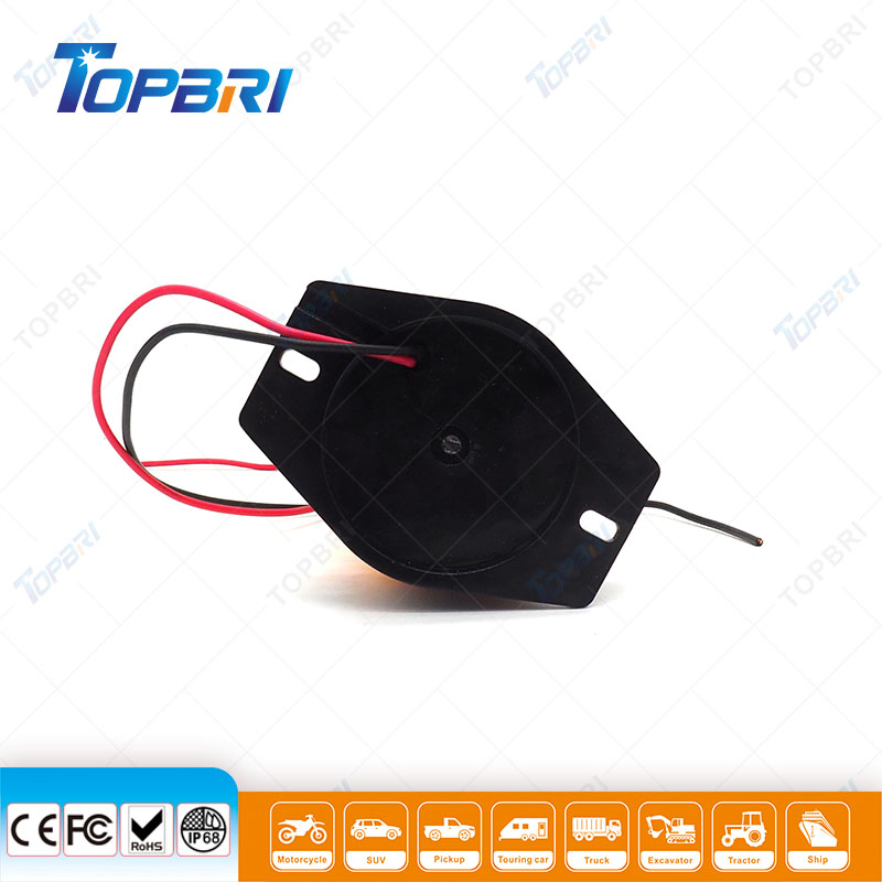 Red Rotary LED Flashing Warning Beacon Light with Screws Mount or Magnetic