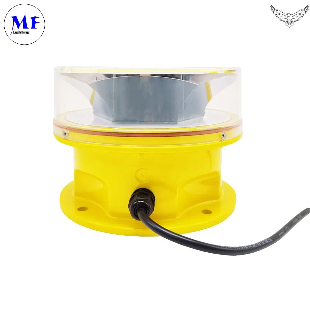 White Red Beacon IP66 LED Aircraft Warning Red White Beacon Aeronautical Aviation Obstruction Obstacle Light for Radio TV Broadcast Water Tower