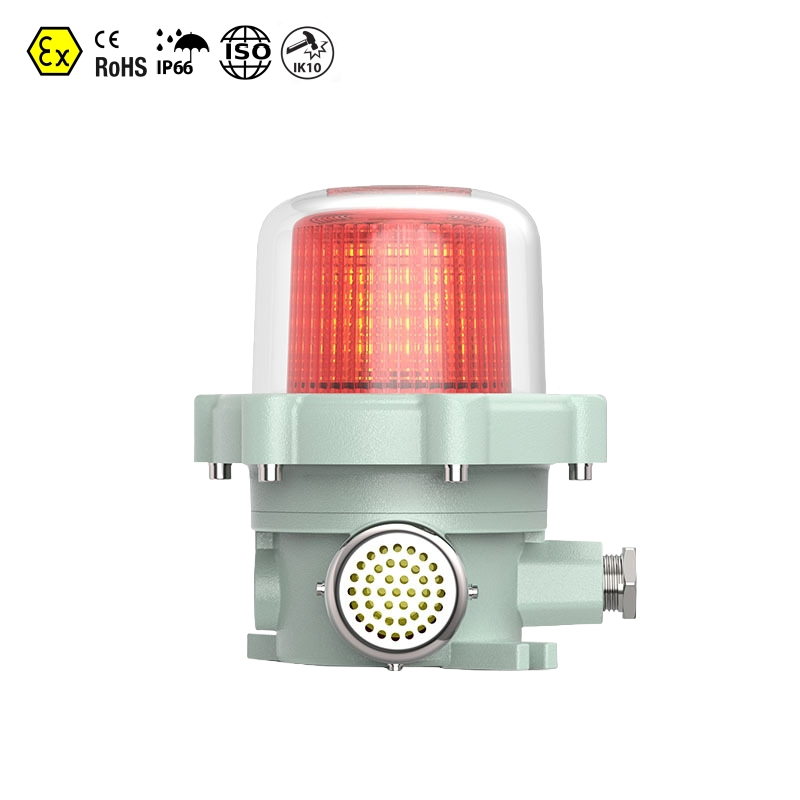 5W 25W 120dB 180dB ATEX IP66 Wf2 Industrial Explosion Proof Warning Light