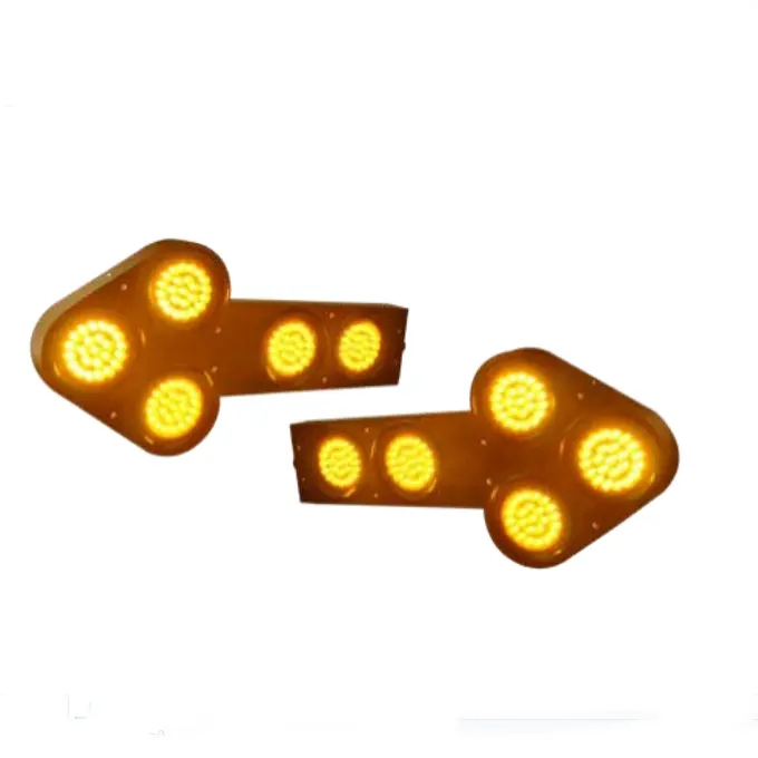 Wireless Control Magnetic Truck Signs Trail LED Arrow Shape Warning Lights Vehicle Mounted Arrow Board